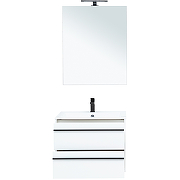 Комплект мебели для ванной Aquanet Lino 70 271953 подвесной Белый матовый-4