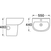 Раковина Aquatek 55 AQ5430-00 Белая-8