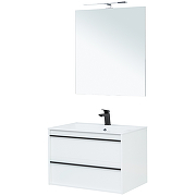 Комплект мебели для ванной Aquanet Lino 80 271955 подвесной Белый матовый-2