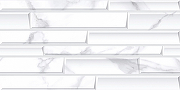 Керамическая плитка Керлайф Calacatta bianco Bricks Rel 33 настенная 31,5х63 см-1
