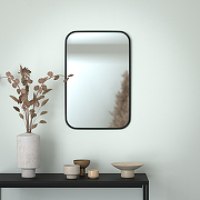 Зеркало Evoform Colora 60х40 BY 0432 с окантовкой - Черный цвет-3