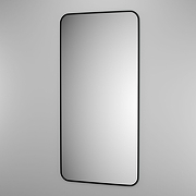 Зеркало Evoform Colora 120х60 BY 0438 с окантовкой - Черный цвет-2