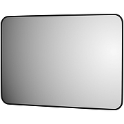 Зеркало Evoform Colora 100х70 BY 0439 с окантовкой - Черный цвет-1