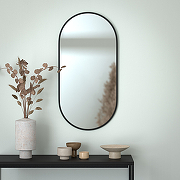Зеркало Evoform Colora 80х40 BY 0462 с окантовкой - Черный цвет-2