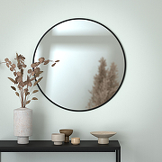 Зеркало Evoform Colora d70 BY 0453 с окантовкой - Черный цвет-2
