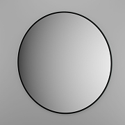 Зеркало Evoform Colora d80 BY 0454 с окантовкой - Черный цвет-1