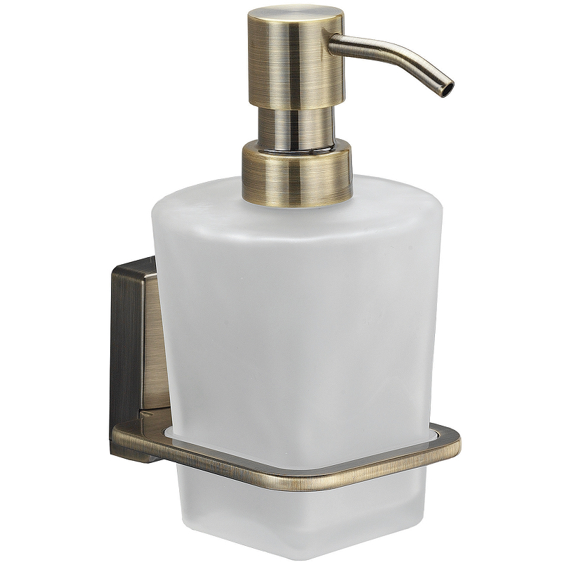 Дозатор для жидкого мыла WasserKRAFT Exter K-5299 Светлая бронза дозатор для жидкого мыла wasserkraft exter k 5289 со стаканом для зубных щеток светлая бронза
