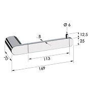 Держатель туалетной бумаги Remer Lounge LN61DO Золото-1