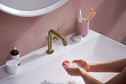 Смеситель для раковины Hansgrohe Tecturis S 73320140 Шлифованная бронза-2