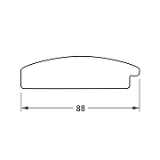 Зеркало Evoform Octagon 67х67 BY 3878 в багетной раме - Серебряная кольчуга 88 мм-4