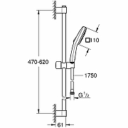 Душевой гарнитур Grohe Tempesta Cube 110 27578003 Хром-6