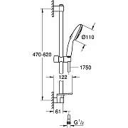 Душевой гарнитур Grohe Tempesta 110 26638003 Хром-3