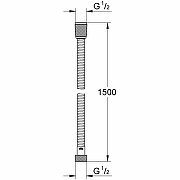 Душевой шланг Grohe Relexaflex Metal 28143001 Хром-1