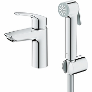 Смеситель для раковины Grohe Eurosmart 23124003 с гигиеническим душем Хром-2