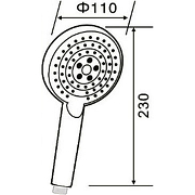 Ручной душ Orange O-Shower S02HSW Белый матовый-4