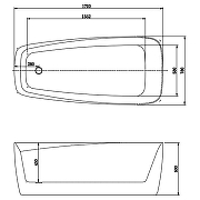 Акриловая ванна Aquatek Паола 170x78 AQ-190778 без гидромассажа-5