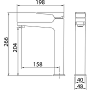 Смеситель для раковины Grossman Classic 520.K35.04.100 Хром-4