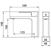 Смеситель для раковины Grossman Style 510.K35.05.320 Золото брашированное-4