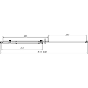 Душевой уголок Vincea Como-N 160x100 VSR-4CN1016CLB профиль Черный стекло прозрачное-7