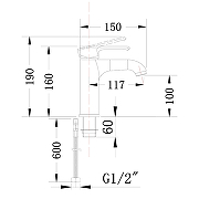 Комплект смесителей Boch Mann Ida BM10429 Хром-3