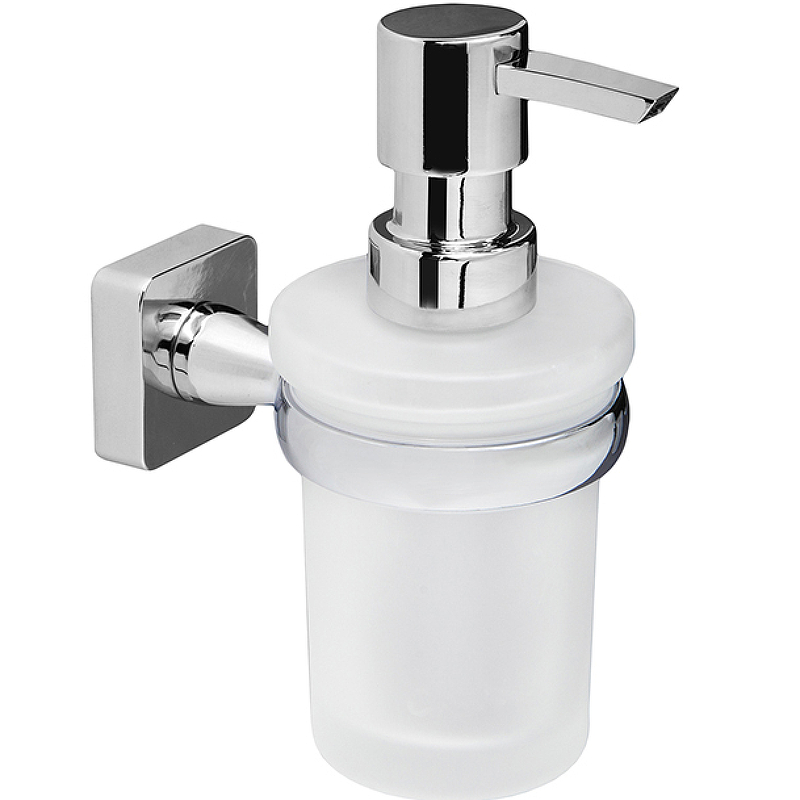 Дозатор для жидкого мыла WasserKRAFT Lippe K-6599 Хром дозатор для жидкого мыла wasserkraft lippe k 6589 со стаканом для зубных щеток хром