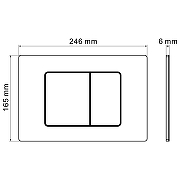 Клавиша смыва Iberica Blanca Inox-C IB.B011.003.001 Хром глянцевый-4