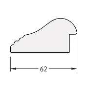 Зеркало Evoform Octagon 56х56 BY 3985 в багетной раме - Сосна 62 мм-3