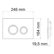 Инсталляция WasserKRAFT Alme 15TLT.010.ME.WH01 для унитаза с Белой клавишей смыва-4