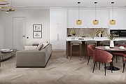 Виниловый ламинат Damy Floor Chevron LVT DF02-Ch-LVT Пале-Рояль 600х127х2,5 мм-4