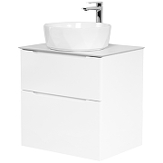 Тумба под раковину BelBagno Etna-H60 60 ETNA-H60-600-2C-SO-BL-P подвесная Bianco Lucido-7