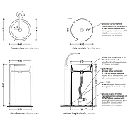 Раковина Flaminia Mono Roll 44 MR44C Белая-3