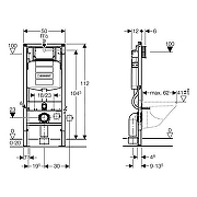 Комплект унитаза BelBagno Uno-Tor BB5177CH-TOR/SC с инсталляцией Geberit Duofix Sigma UP320 111.300.00.5 с сиденьем Микролифт-16