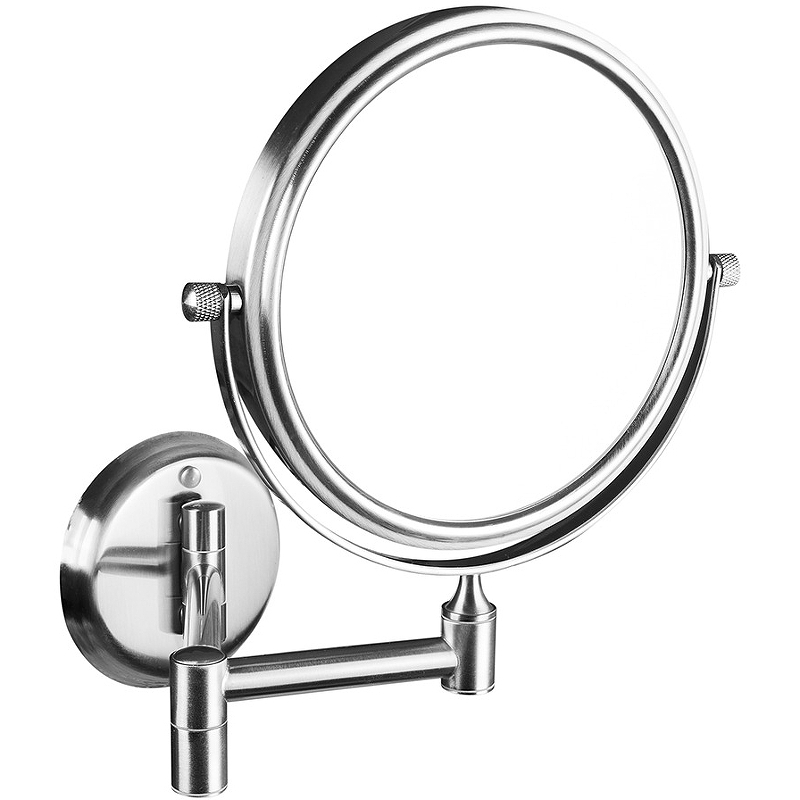 Косметическое зеркало Bemeta 106301705 с увеличением Нержавеющая сталь аксессуары для макияжа bradex двустороннее косметическое зеркало с подсветкой и 5 кратным увеличением