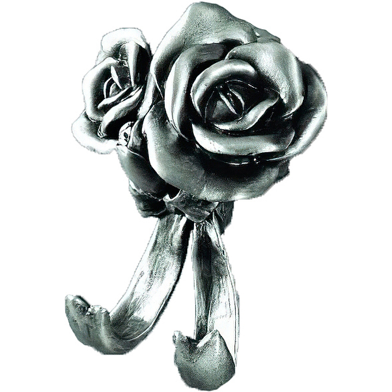 Двойной крючок Art&Max Rose AM-B-0912-T Серебро цена и фото