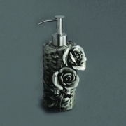 Дозатор для жидкого мыла Art&Max Rose AM-B-0091A-T Серебро-1
