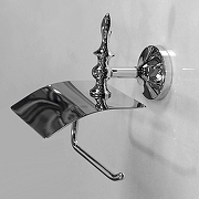 Держатель туалетной бумаги Art&Max Bohemia AM-E-4283-Cr с крышкой Хром-2