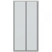 Душевая дверь Bravat Line 100 BD100.4121A профиль Хром стекло прозрачное