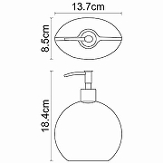 Дозатор для жидкого мыла WasserKRAFT Eider K-33399 Хром-2