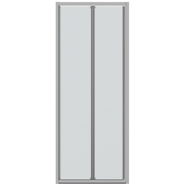 цена Душевая дверь Bravat Drop 80 BD080.4120A профиль Хром стекло прозрачное
