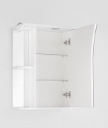 Зеркальный шкаф Style Line Эко стандарт Виола 50 С с подсветкой Белый глянец-7