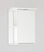 Зеркальный шкаф Style Line Эко стандарт Николь 50 С с подсветкой Белый глянец-6