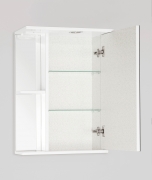 Зеркальный шкаф Style Line Эко стандарт Николь 50 С с подсветкой Белый глянец-7