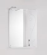 Зеркало со шкафом Style Line Эко фьюжн Панда 55 С с подсветкой Белый глянец-6