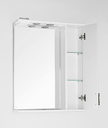 Зеркало со шкафом Style Line Олеандр 2 Люкс 65 ЛС-00000050 с подсветкой Белое-4