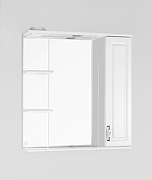 Зеркало со шкафом Style Line Олеандр 2 Люкс 75 ЛС-00000051 с подсветкой Белое-3