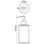 Дозатор для жидкого мыла WasserKRAFT Rossel K-5799 Белый-2