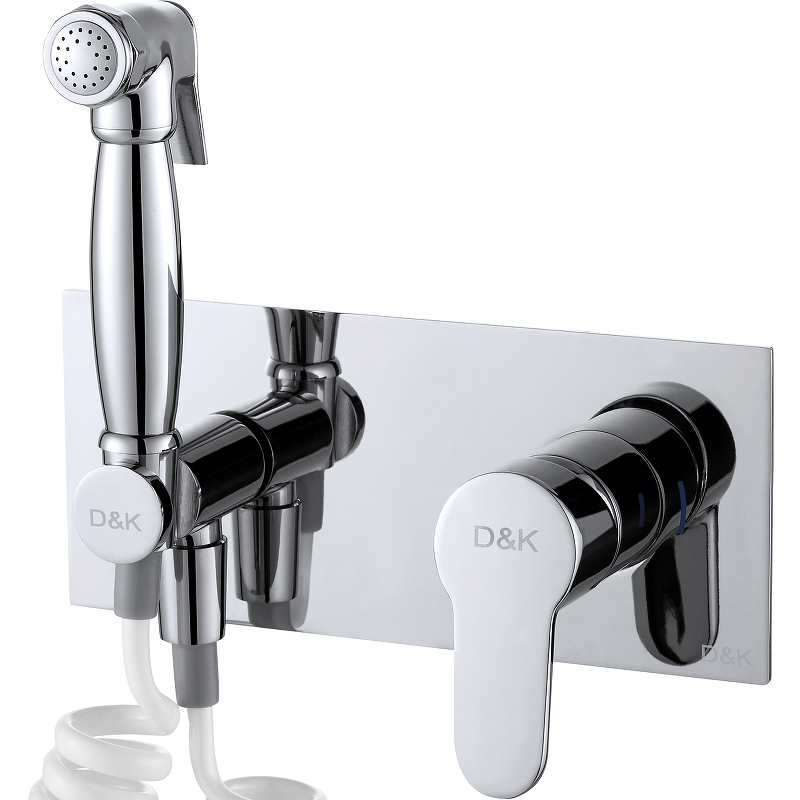 цена Гигиенический душ со смесителем D&K Rhein Marx DA1394501 Хром