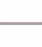 Керамический бордюр Kerama Marazzi Александрия карандаш бисер серый матовый 1,4х20 см