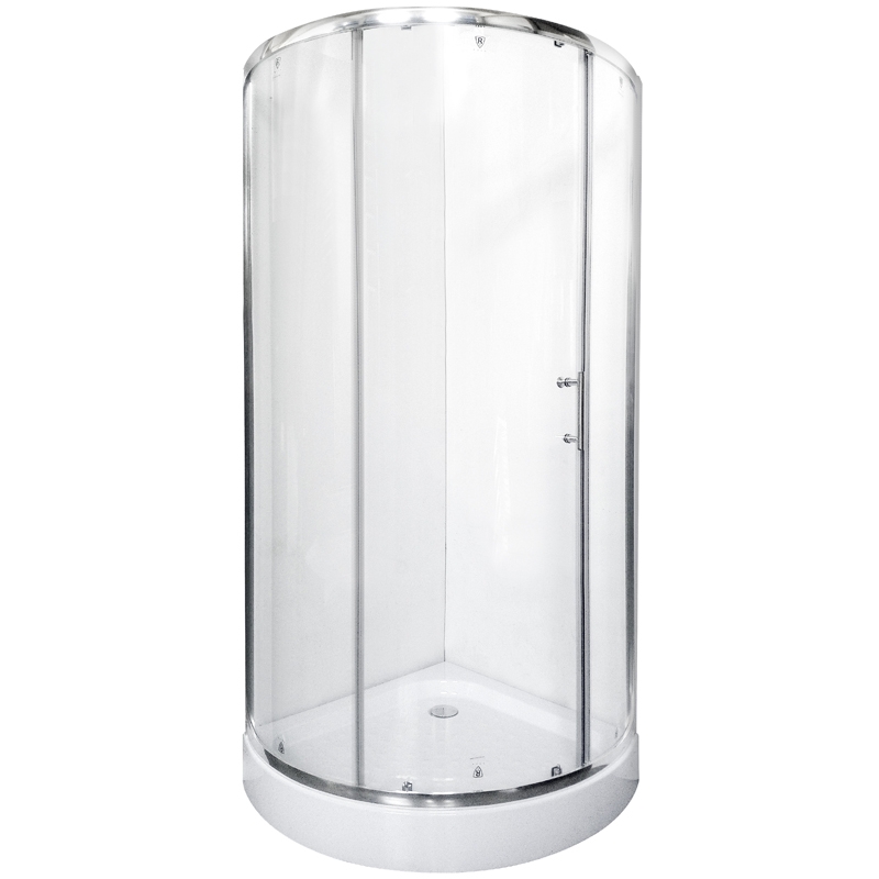 цена Душевой уголок Rush Devon DE-R18080 Хром стекла прозрачные