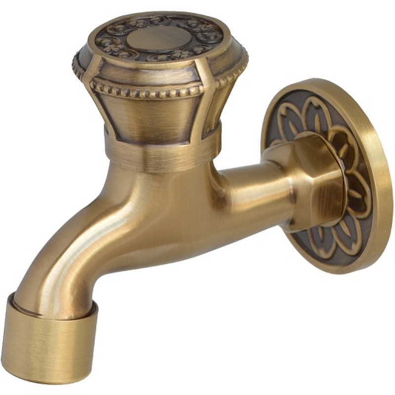 Кран для одного типа воды Bronze de Luxe 21982 Бронза с аэратором кран bronze de luxe 21595 2 для бани длинный насадка для шланга